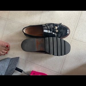 Stewart Weitzman black loafers